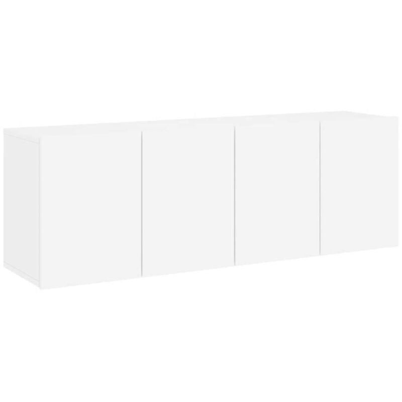 Vidaxl - Meubles tv muraux 2 pcs blanc 60x30x41 cm