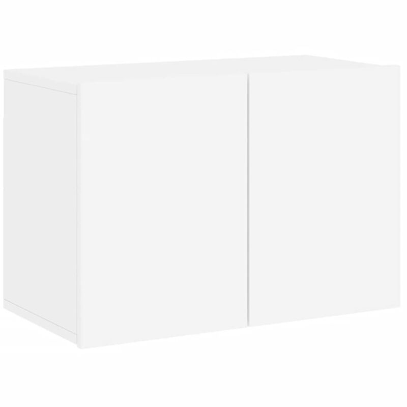 Vidaxl - Meuble tv mural blanc 60x30x41 cm