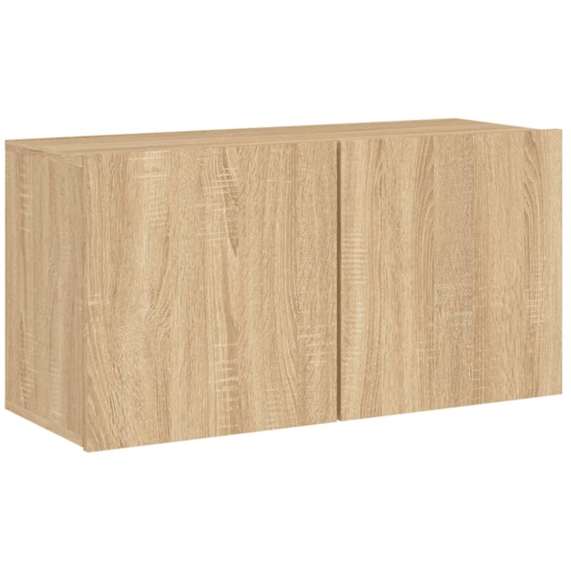 Meuble TV mural chêne sonoma 80x30x41 cm vidaXL
