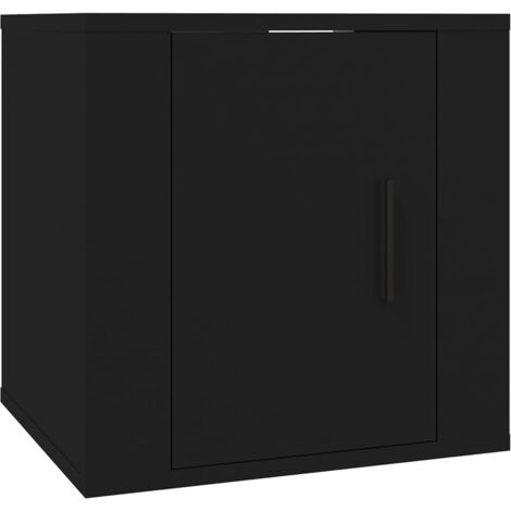 Meuble TV mural Noir 40x34,5x40
