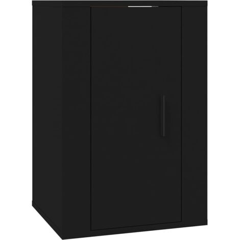Meuble TV mural Noir 40x34,5x60