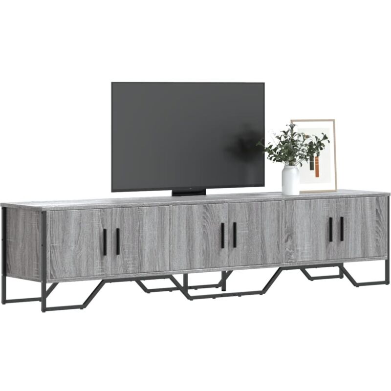 Vidaxl - Meuble tv sonoma gris 180x34x41 cm bois d'ingénierie