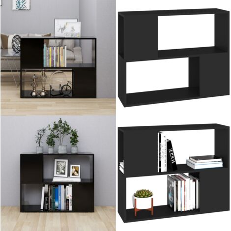 Meuble TV Noir 80x24x63 cm Bois d'ingénierie - Meubles Tv - Meuble Tv Noir - Meuble Tv Moderne - Unité Tv - Étagère Téléviseur - Home & Living