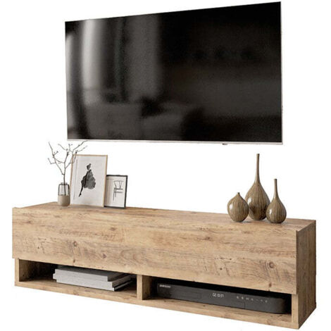 meuble tv osiris bois oak 100 cm