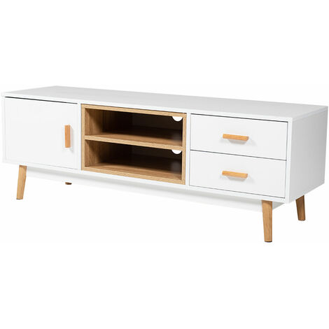 Meuble TV ROSS blanc - Blanc