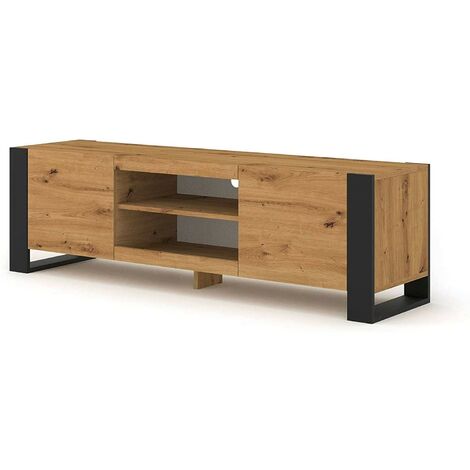 Meuble TV Side Board RTV Couleur Artisan 158x40x47cm