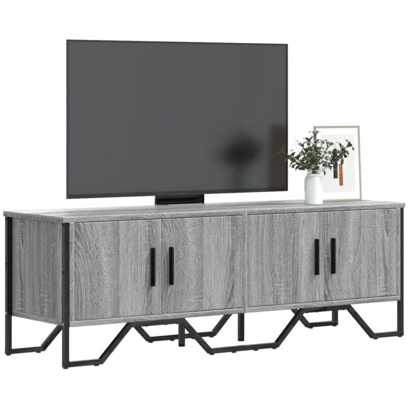 Vidaxl - Meuble tv sonoma gris 122x34x41 cm bois d'ingénierie