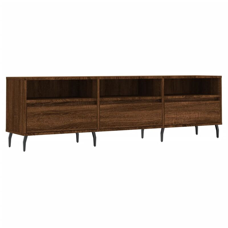 Vidaxl - Meuble tv chêne marron 150x30x44,5 cm bois d'ingénierie