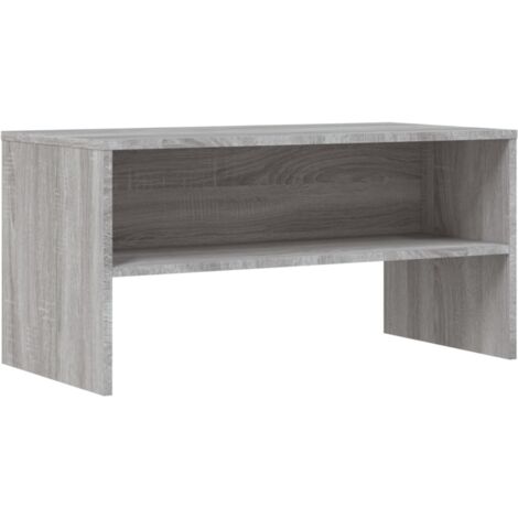 Meuble TV sonoma gris 80x40x40 bois d'ingénierie