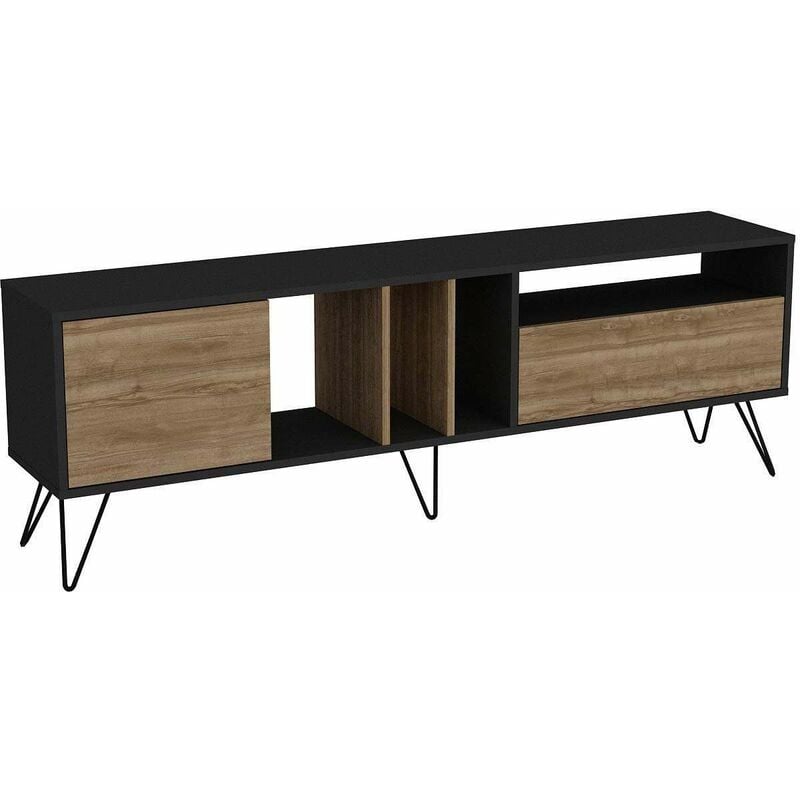 Meuble tv en aggloméré et métal Mistico