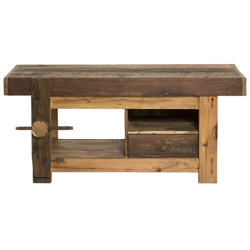 Meuble tv en bois recyclé Hector