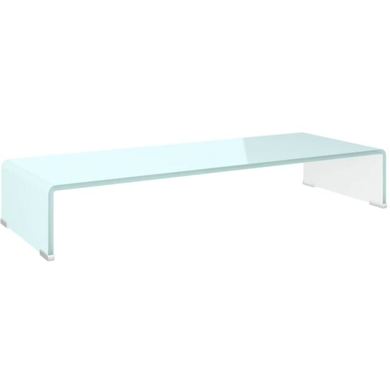 Vidaxl - Meuble TV/Support pour moniteur 80x30x13 cm verre vert