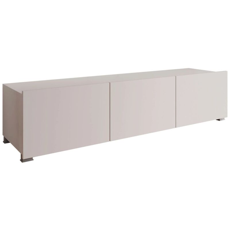 Meuble TV Remus, Cachemire, Le nombre de portes: 3, Nombre de tiroirs: 0, 150x37x43cm