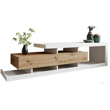 MOBILIER1 Meuble TV Utica 103 , Le nombre de portes: 0, Nombre de tiroirs: 0, 198x45x40cm