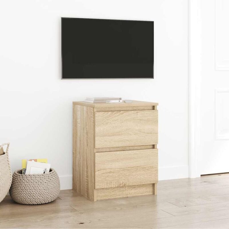 vidaXL Meuble TV chêne sonoma 40x35x54 cm bois d'ingénierie
