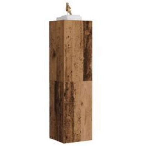 Meuble TV vieux bois 30,5x30x110 bois d'ingénierie