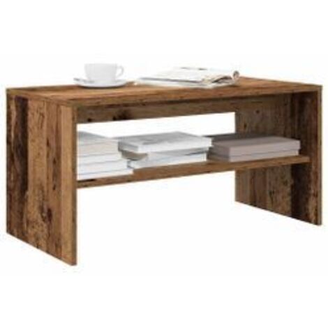 Meuble TV vieux bois 80x40x40 bois d'ingénierie