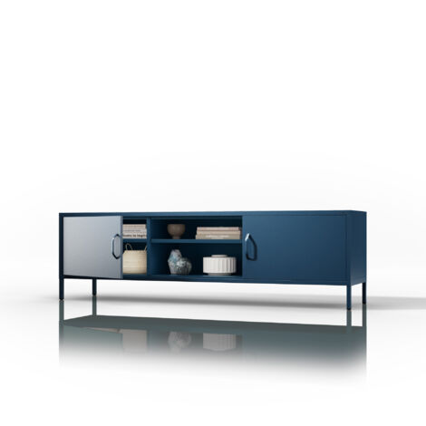 Meuble TV XL ROSARIA 1700 x 400 x 500, bleu marine