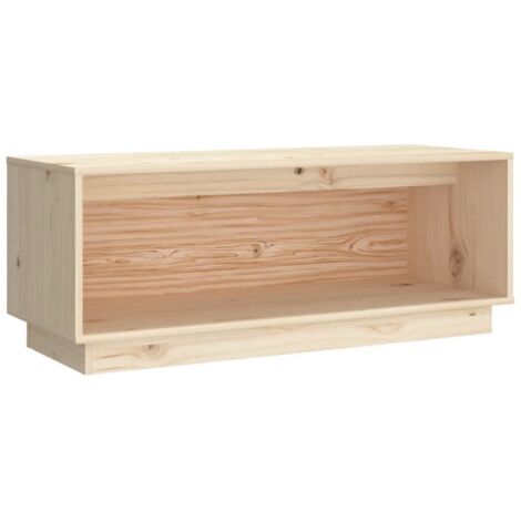 Meuble TV,Banc Tv Moderne,Meuble De Rangement 90x35x35 cm Bois de pin massif CFW44940