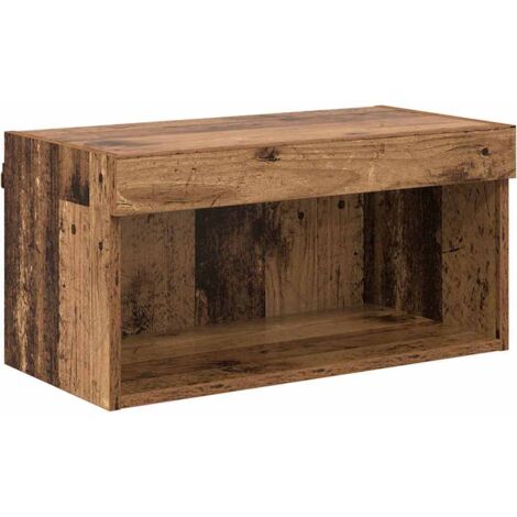 Meuble TV，Banc Tv Moderne，Meuble De Rangement Bois Ancien 60 x 30 x 30 cm Bois d'ingénierie CFW91225