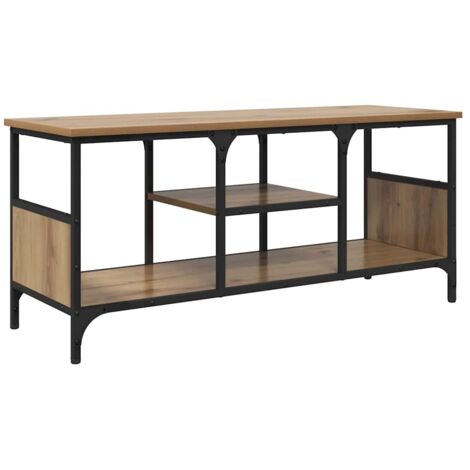 Meuble TV,Banc Tv Moderne,Meuble De Rangement Chêne artisanal 100 x 35 x 45 cm CFW52956
