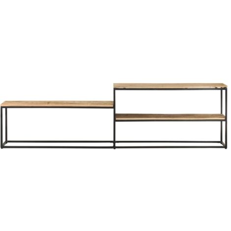 Meuble TV，Banc TV，Armoire TV 180x30x50 cm Bois de manguier brut CFW958907