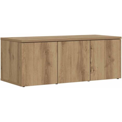 Meuble TV，Banc TV，Armoire TV chêne artisanal 80x34x30 cm bois d'ingénierie CFW377651