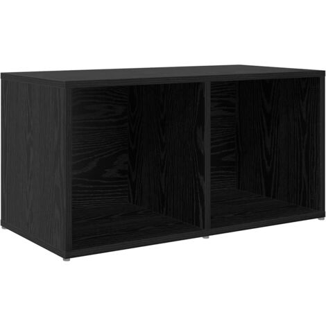 Meuble TV，Banc TV，Armoire TV Chêne noir Bois d'ingénierie CFW972848