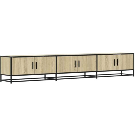 Meuble TV,Banc TV,Armoire TV chêne sonoma 240x35x41 cm bois d'ingénierie CFW591905