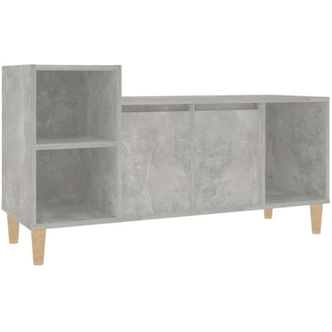 Meuble TV,Banc TV,Armoire TV Gris béton 100x35x55 cm Bois d'ingénierie CFW953219