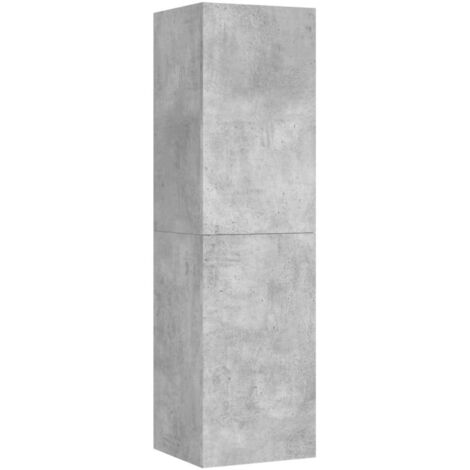 Meuble TV,Banc TV,Armoire TV Gris béton 30,5x30x110 cm Bois d’ingénierie CFW346313