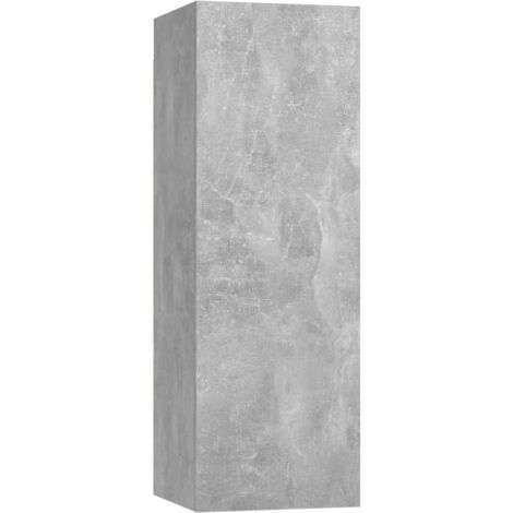 Meuble TV，Banc TV，Armoire TV Gris béton 30,5x30x90 cm Bois d’ingénierie CFW345111