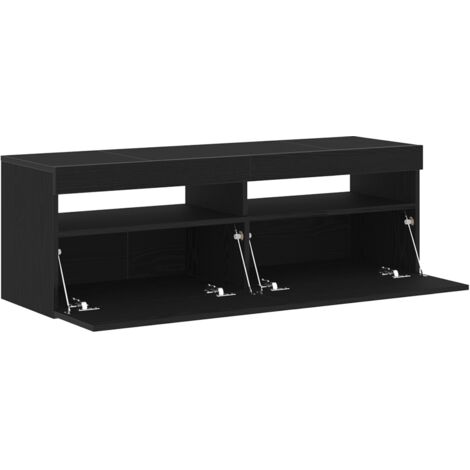 Meuble TV，Banc TV，Armoire TV Noir 120 x 35 x 40 cm Bois d'ingénierie CFW196723