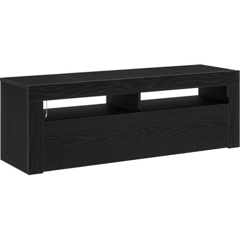 Meuble TV，Banc TV，Armoire TV Noir 120 x 35 x 40 cm Bois d'ingénierie CFW498481