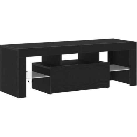 Meuble TV，Banc TV，Armoire TV Noir 120 x 35 x 40 cm Bois d'ingénierie CFW912564