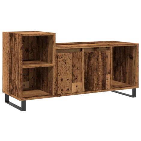 Meuble TV，Banc TV，Armoire TV vieux bois 100x35x55 cm bois d'ingénierie CFW435701