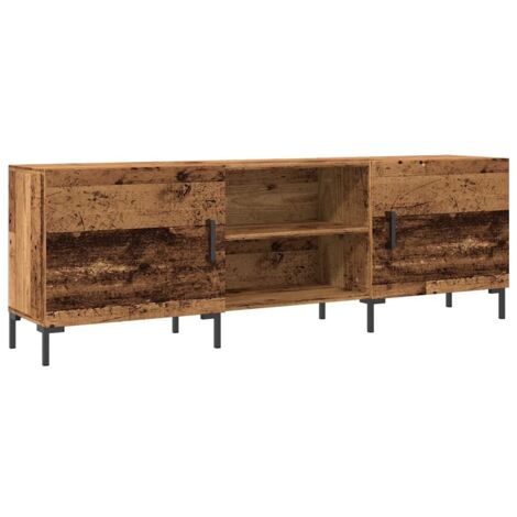 Meuble TV，Banc TV，Armoire TV vieux bois 150x30x50 cm bois d'ingénierie CFW959769