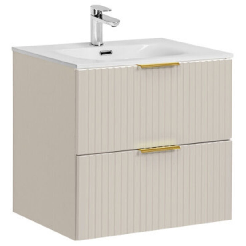 Meuble vasque à encastrer 60 cm - Georgia Cashmere - Livraison gratuite