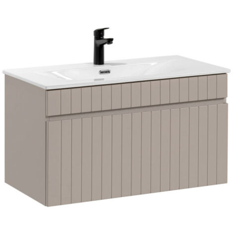 Meuble vasque à encastrer - 80 cm - Emblematic Cashmere - Livraison gratuite