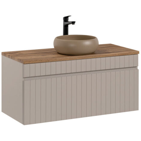 Meuble vasque à poser - 100 cm - Emblematic Cashmere - Livraison gratuite