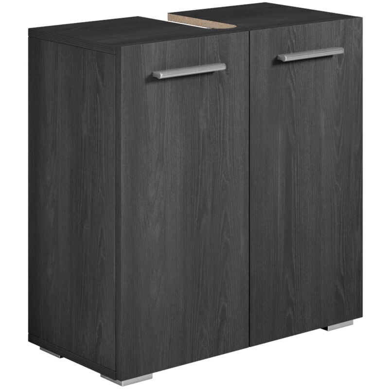Badplaats - Meuble sous lavabo Jupiter 60 x 30 x 60 cm Noir bo
