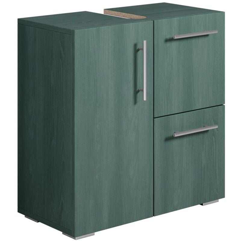 meuble vasque mars 60 x 30 x 60 cm - badplaats - verde - meuble salle de bain - vert bois