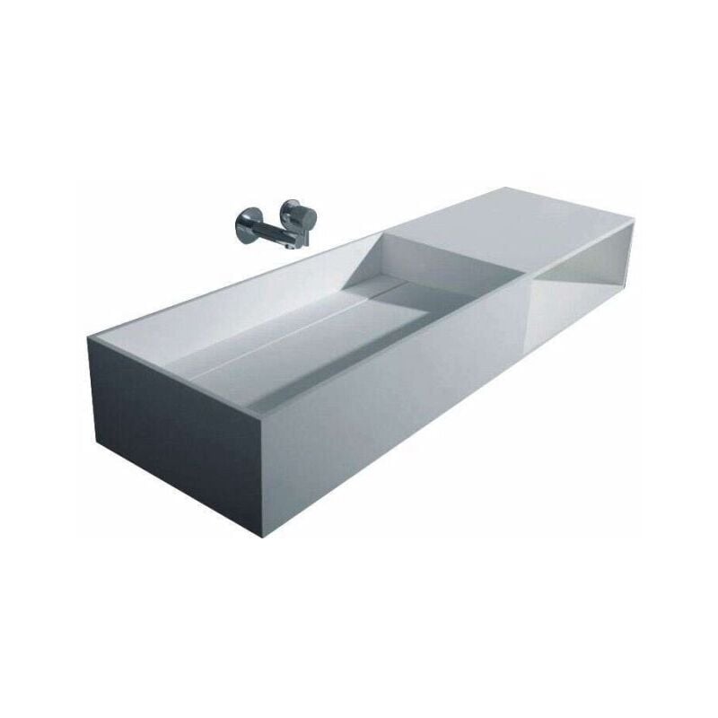 Ambra - marbella - meuble vasque rectangulaire suspendu - Vasque