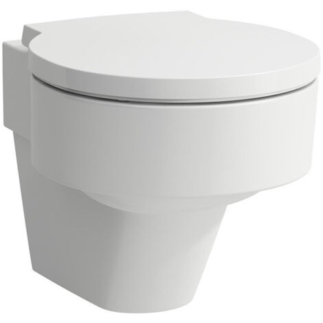 Meuble vasque WC suspendu VAL, sans bride blanc LAUFEN