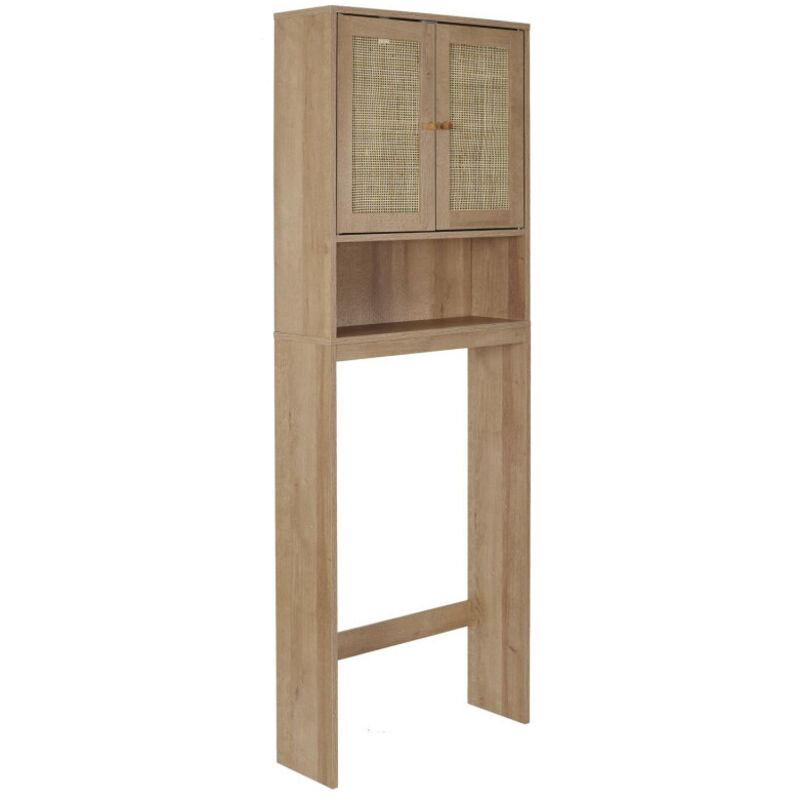 The Home Deco Factory - Meuble wc cannage et bois Bali