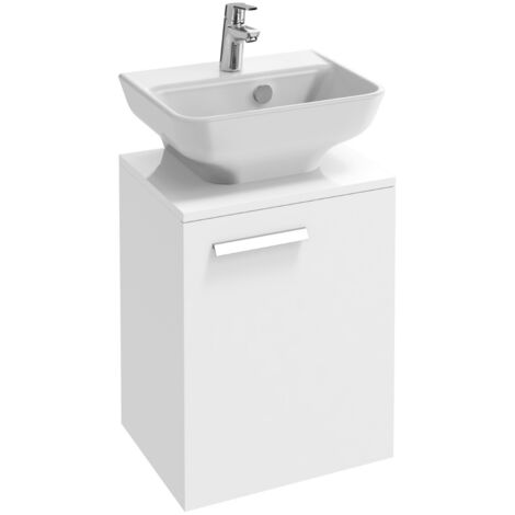 Jacob Delafon meuble lave-mains Struktura avec mitigeur Aimé chrome,