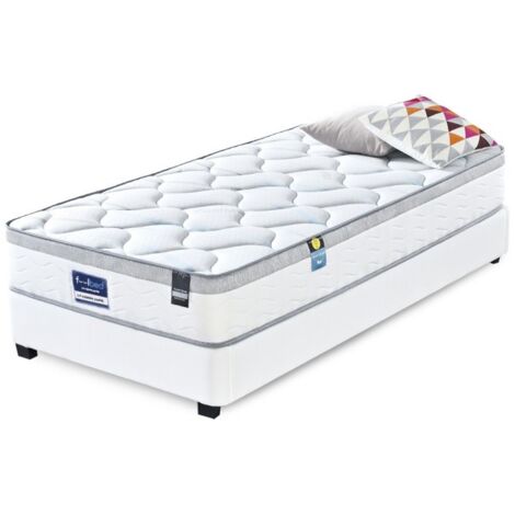 MEUBLER DESIGN Matelas Ultra Confort Romance - 90x190, Mousse, Rectangulaire, Style Classique, 90 x 190 x 25 cm