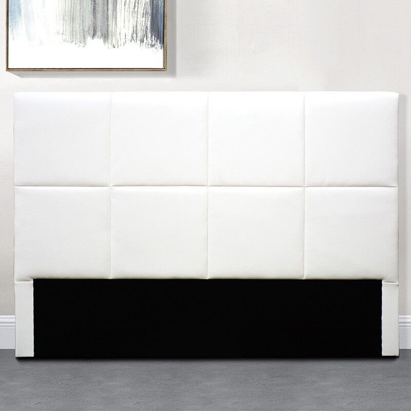 Tête De Lit Design Alexi - Blanc - 160 Cm, Polyuréthane, Rectangulaire, Style Contemporain, 160 x 8 x 103.5 cm - Meubler Design