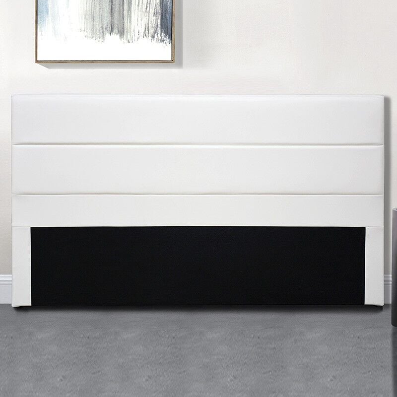 Tête De Lit Design Ava - Blanc - 140 Cm, Polyuréthane, Rectangulaire, Style Contemporain, 140 x 6 x 89 cm - Meubler Design