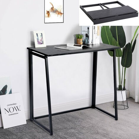 Bureau pliable spécial petite espace collection FLIP coloris chêne.